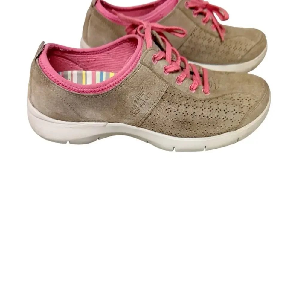 Dansko ‘Elise’ Suede Comfort Walking Shoes Oxford Sneaker